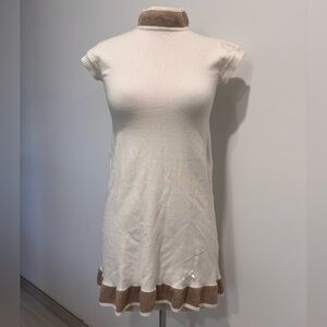 Bognar blu Cream and gold Knit Dress